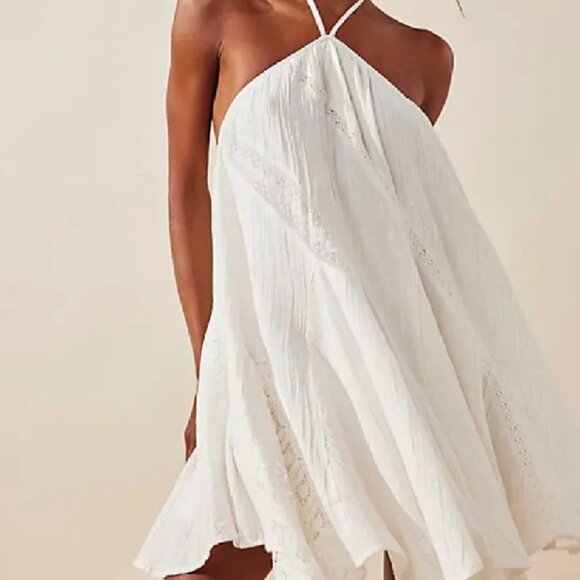 Free People Dresses & Skirts - FREE PEOPLE MIX IT UP MINI - BRAND NEW WITH TAGS - IVORY - L